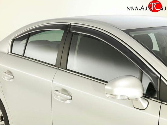 4 199 р. Дефлекторы окон (ветровики) Novline 4 шт Toyota Avensis T270 седан дорестайлинг (2008-2011)  с доставкой в г. Кемерово