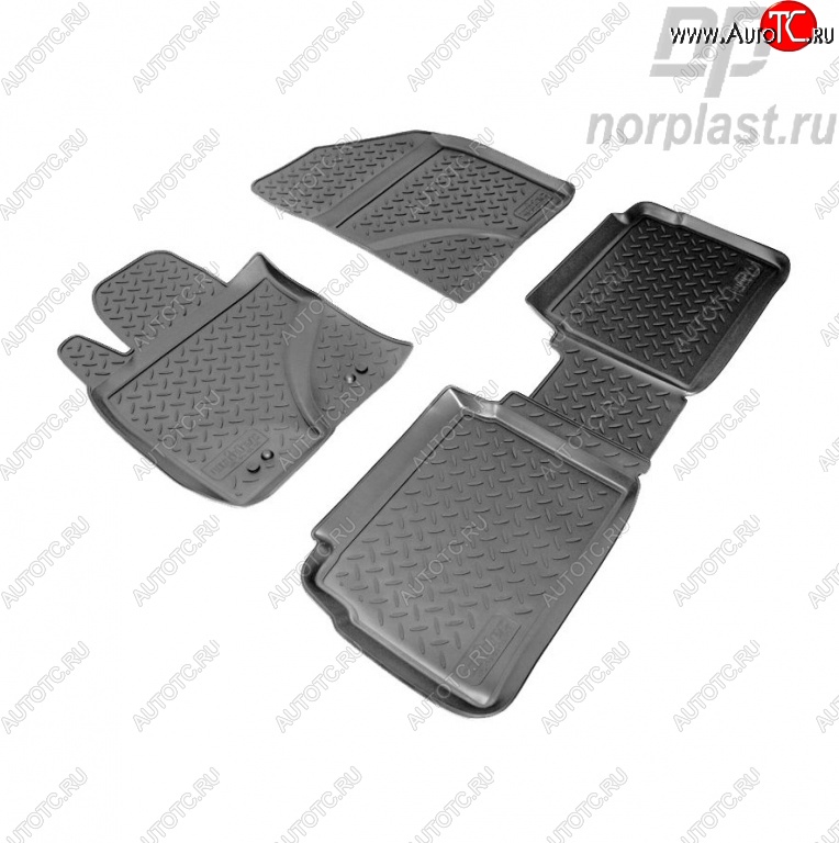 2 699 р. Комплект ковриков в салон (рестайлинг) Norplast  Toyota Avensis ( T270 седан,  T270 универсал) (2008-2011) дорестайлинг  с доставкой в г. Кемерово