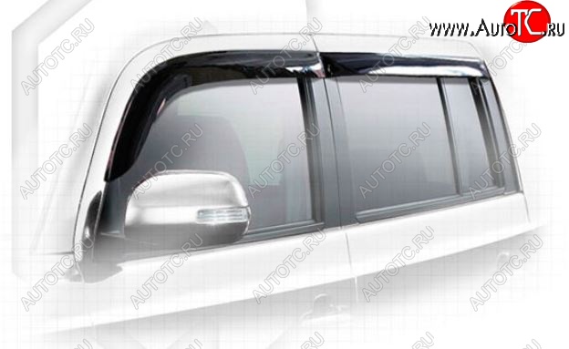 2 159 р. Дефлектора окон CA-Plastiс Toyota bB 2 (2005-2016) (Classic полупрозрачный, Без хром.молдинга)  с доставкой в г. Кемерово