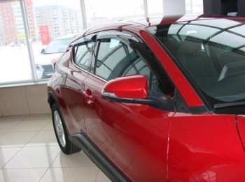 Дефлекторы окон (ветровики) SIM Toyota C-HR  NGX10, ZGX10 (2016-2019) дорестайлинг