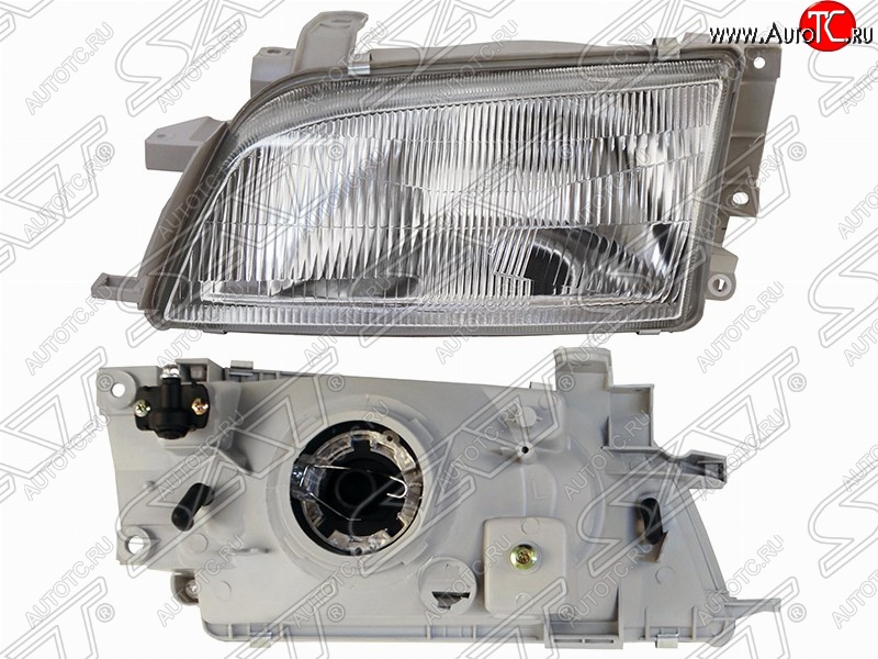 2 899 р. Правая фара передняя SAT (хрусталь) Toyota Caldina T190 дорестайлинг универсал (1992-1995)  с доставкой в г. Кемерово