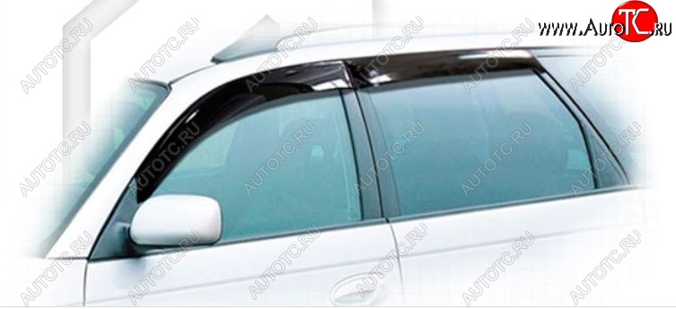 2 079 р. Дефлектора окон CA-Plastic  Toyota Caldina  T210 (1997-1999) дорестайлинг универсал (Classic полупрозрачный, Без хром.молдинга)  с доставкой в г. Кемерово