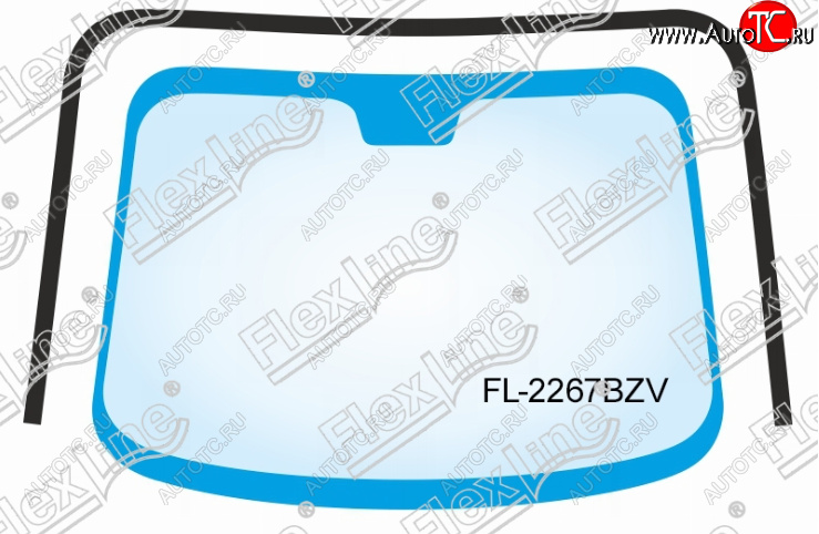 2 599 р. Молдинг лобового стекла FlexLine технику из списка применимости  с доставкой в г. Кемерово