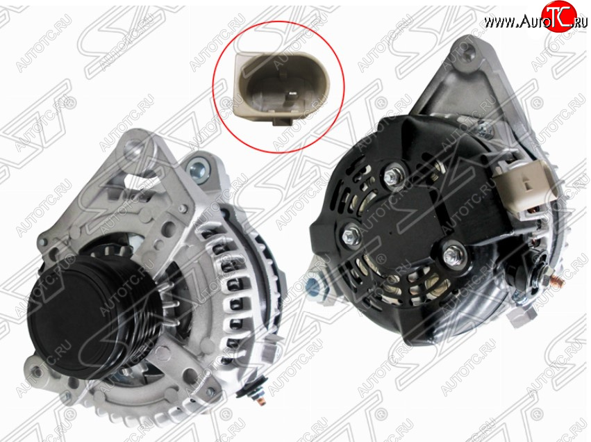 10 599 р. Генератор SAT (12В 150A, 2.5/2AR# (RUS))  Toyota Camry  XV70 (2017-2025) дорестайлинг, рестайлинг  с доставкой в г. Кемерово