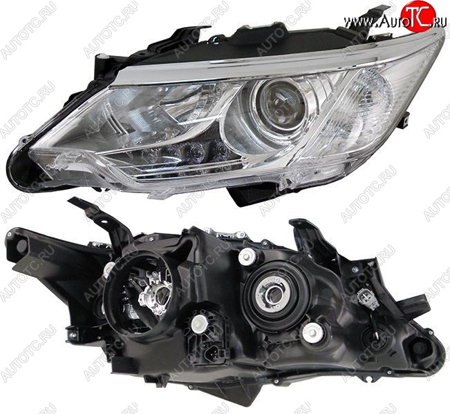 6 349 р. Левая фара SAT (под ксенон, ДХО, с электрокорректором) Toyota Camry XV55 1-ый рестайлинг (2014-2017) с доставкой в г. Кемерово Увеличить фотографию 1 6 349 р. Левая фара SAT (под ксенон, ДХО, с электрокорректором) Toyota Camry XV55 1-ый рестайлинг (2014-2017) с доставкой в г. Кемерово