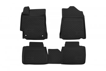 Комплект 3D ковриков в салон с повышенной износостойкостью Format Toyota Camry  XV55 (2014-2018) 1-ый рестайлинг, 2-ой рестайлинг