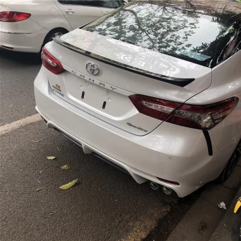 3 399 р. Лип спойлер АВТОКРАТ  Toyota Camry  XV70 (2017-2021) дорестайлинг (Неокрашенный)  с доставкой в г. Кемерово. Увеличить фотографию 5