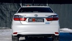 4 649 р. Козырёк на заднее стекло Tuning-Sport Toyota Camry XV50 дорестайлинг (2011-2014) (Неокрашенный)  с доставкой в г. Кемерово. Увеличить фотографию 4