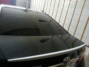 2 799 р. Лип спойлер АВТОКРАТ  Toyota Camry ( XV50,  XV55) (2011-2018) дорестайлинг, 1-ый рестайлинг, 2-ой рестайлинг (Неокрашенный)  с доставкой в г. Кемерово. Увеличить фотографию 4