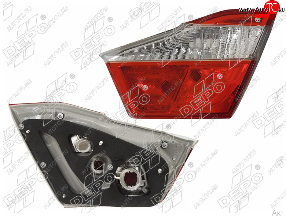 4 649 р. Правый фонарь в крышку багажника DEPO Toyota Camry XV50 дорестайлинг (2011-2014)  с доставкой в г. Кемерово
