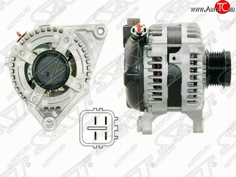 14 399 р. Генератор (2ARFE) SAT Toyota RAV4 XA30 5 дв. удлиненный дорестайлинг (2003-2008)  с доставкой в г. Кемерово