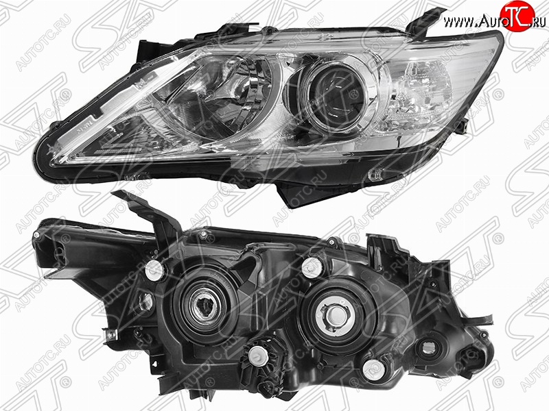 6 249 р. Левая фара передняя SAT Toyota Camry XV50 дорестайлинг (2011-2014)  с доставкой в г. Кемерово