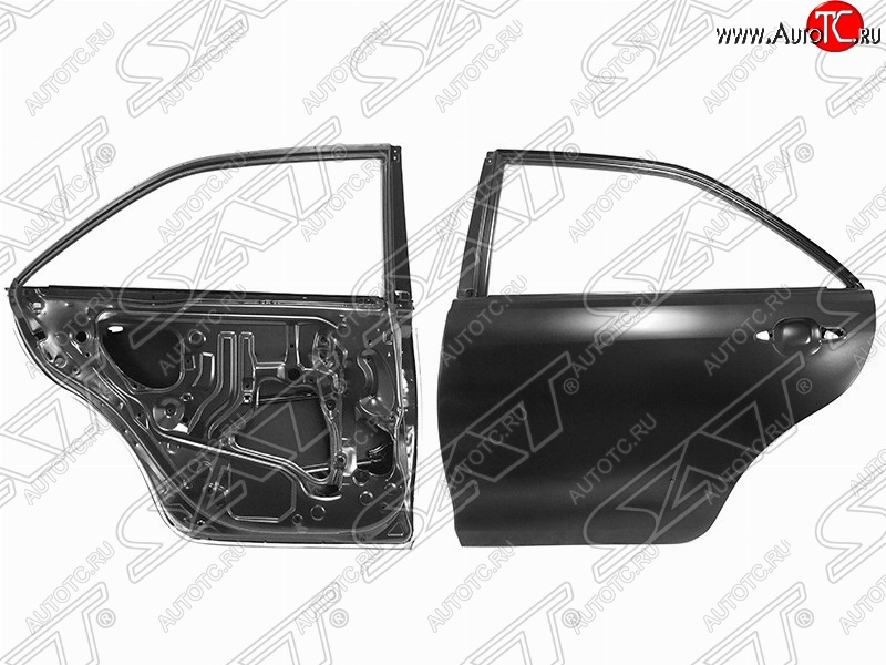 7 399 р. Левая дверь задняя SAT Toyota Camry XV40 рестайлинг (2009-2011) (Неокрашенная)  с доставкой в г. Кемерово