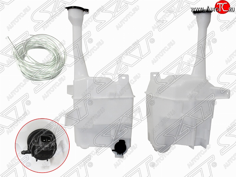 4 299 р. Бачок омывателя (2 моторчика) SAT  Toyota Camry  XV40 (2006-2011) дорестайлинг, рестайлинг  с доставкой в г. Кемерово