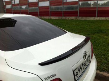 3 399 р. Лип спойлер АВТОКРАТ  Toyota Camry  XV40 (2006-2011) дорестайлинг, рестайлинг (Неокрашенный)  с доставкой в г. Кемерово. Увеличить фотографию 3