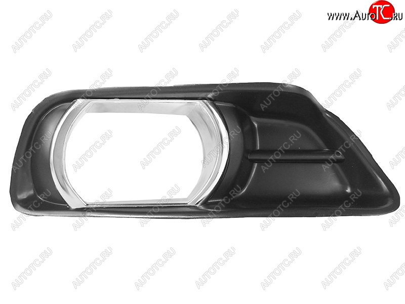 289 р. Правая вставка в бампер под ПТФ (хром. ободок) SAT Toyota Camry XV40 дорестайлинг (2006-2008)  с доставкой в г. Кемерово