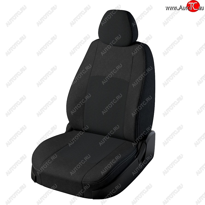 5 999 р. Чехлы для сидений Lord Autofashion Турин (экокожа, жаккард)  Toyota Camry  XV40 (2006-2011) дорестайлинг, рестайлинг (Чёрный, вставка жаккард Эльбрус)  с доставкой в г. Кемерово