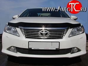 3 299 р. Дефлектор капота NovLine Toyota Camry XV50 дорестайлинг (2011-2014)  с доставкой в г. Кемерово