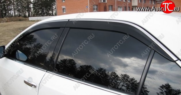 5 349 р. Комплект дефлекторов окон СТ Toyota Camry XV50 дорестайлинг (2011-2014)  с доставкой в г. Кемерово