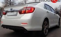 5 599 р. Козырёк на заднее стекло Modellista Toyota Camry XV55 1-ый рестайлинг (2014-2017) (Неокрашенный)  с доставкой в г. Кемерово. Увеличить фотографию 2