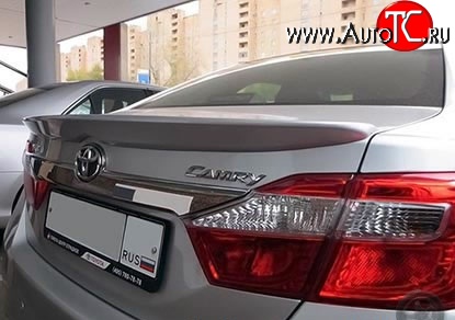 5 499 р. Лип спойлер Modellista Toyota Camry XV55 1-ый рестайлинг (2014-2017) (Неокрашенный)  с доставкой в г. Кемерово