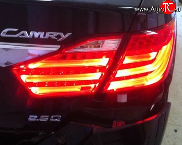 12 449 р. Задняя оптика для M-VRS Toyota Camry XV50 дорестайлинг (2011-2014)  с доставкой в г. Кемерово