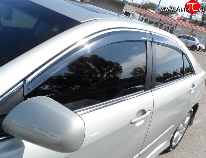 3 299 р. Дефлекторы окон (ветровики) Novline 4 шт Toyota Camry XV40 рестайлинг (2009-2011)  с доставкой в г. Кемерово