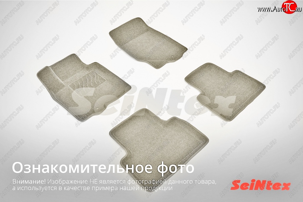 7 649 р. Износостойкие коврики в салон SeiNtex Premium 3D (ворсовые)  Toyota Camry  XV40 (2009-2011) рестайлинг  с доставкой в г. Кемерово