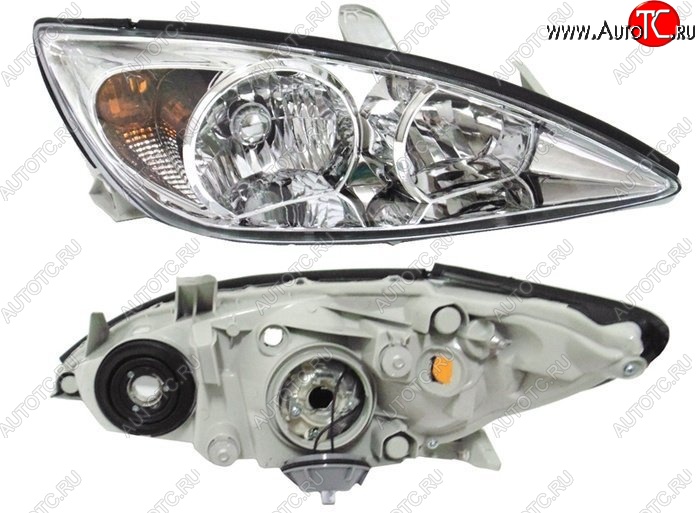 5 749 р. Правая фара SAT (длинное ухо) Toyota Camry XV30 дорестайлинг (2001-2004)  с доставкой в г. Кемерово