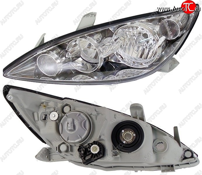 5 799 р. Левая фара SAT (длинное ухо, с электрокорректором) Toyota Camry XV30 рестайлинг (2004-2006) с доставкой в г. Кемерово Увеличить фотографию 1 5 799 р. Левая фара SAT (длинное ухо, с электрокорректором) Toyota Camry XV30 рестайлинг (2004-2006) с доставкой в г. Кемерово