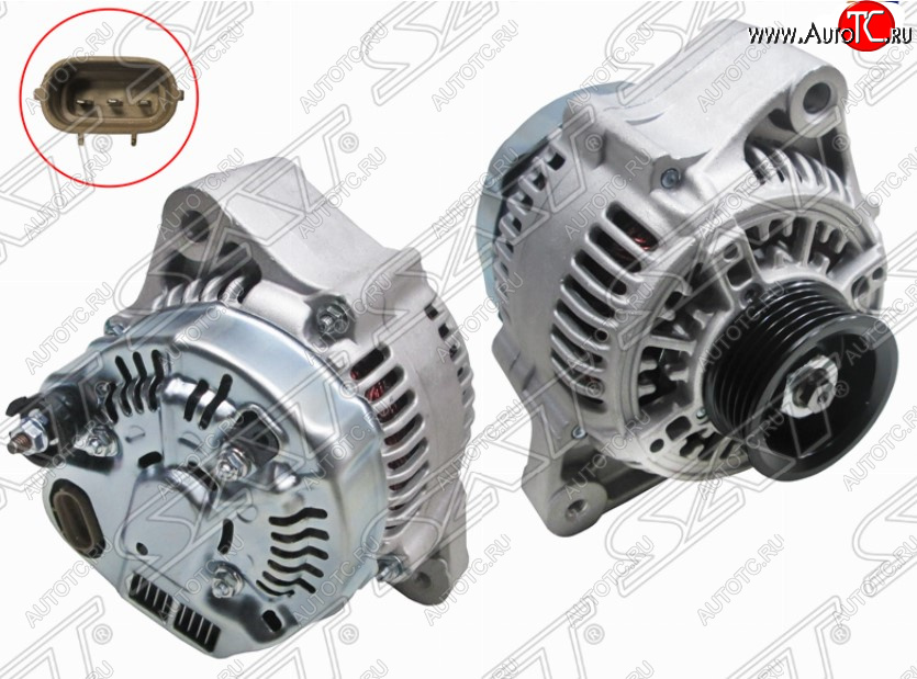 8 499 р. Генератор SAT (12V 80A 3/4/5SFE)  Toyota Carina ( T190,  Е210) - Celica  T210  с доставкой в г. Кемерово