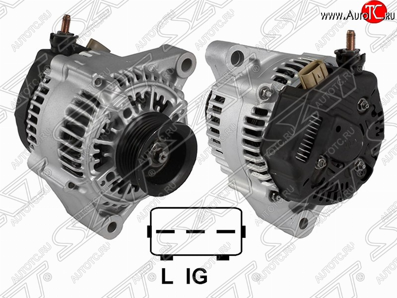 11 999 р. Генератор (1JZGE) SAT Toyota Mark 2 X100 седан (1996-2000)  с доставкой в г. Кемерово