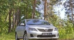 999 р. Реснички на фары RA Toyota Corolla E150 седан рестайлинг (2009-2013) (Неокрашенные)  с доставкой в г. Кемерово. Увеличить фотографию 3