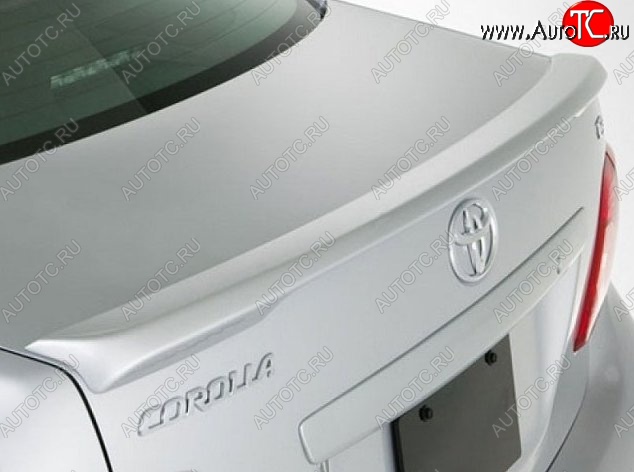 4 899 р. Спойлер CT Toyota Corolla E150 седан дорестайлинг (2006-2010) (Неокрашенный)  с доставкой в г. Кемерово