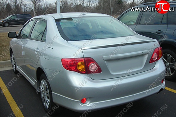 3 849 р. Лип спойлер TOP WING Toyota Corolla E150 седан дорестайлинг (2006-2010) (Неокрашенный)  с доставкой в г. Кемерово