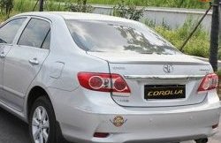 3 399 р. Лип спойлер АВТОКРАТ Toyota Corolla E150 седан рестайлинг (2009-2013) (Неокрашенный)  с доставкой в г. Кемерово. Увеличить фотографию 2
