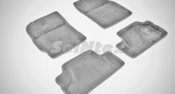 Износостойкие коврики в салон 3D TOYOTA COROLLA 07 серые (компл) Toyota Corolla  E150 (2006-2010) седан дорестайлинг