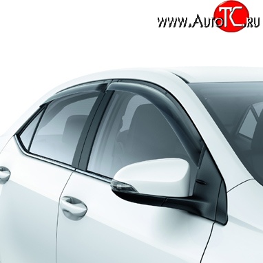 4 199 р. Дефлекторы окон (ветровики) 4 шт. (седан) Novline Toyota Corolla E180 дорестайлинг (2013-2016)  с доставкой в г. Кемерово