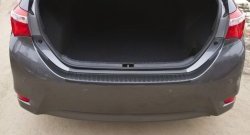 1 039 р. Защитная накладка на задний бампер RA Toyota Corolla E180 рестайлинг (2016-2019)  с доставкой в г. Кемерово. Увеличить фотографию 4