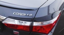 Реснички на фонари RA Toyota Corolla  E180 (2013-2016) дорестайлинг