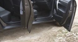 Накладки на порожки автомобиля RA Toyota Corolla  E180 (2013-2019) дорестайлинг, рестайлинг