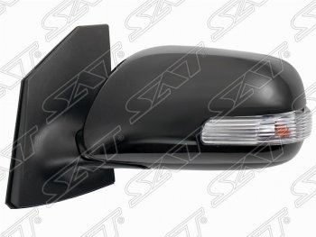 7 299 р. Левое боковое зеркало заднего вида SAT (7 контактов) Toyota Corolla Axio (E140) седан дорестайлинг (2006-2008) (Неокрашенное)  с доставкой в г. Кемерово. Увеличить фотографию 1