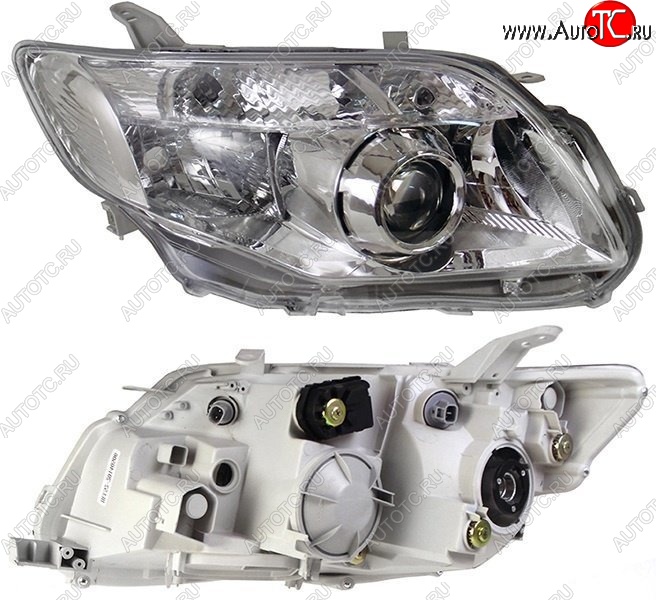 7 399 р. Правая фара SAT (под ксенон) Toyota Corolla Axio (E140) седан дорестайлинг (2006-2008)  с доставкой в г. Кемерово