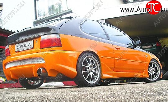 22 899 р. Задний бампер Velside Toyota Corolla E100 седан (1991-2002)  с доставкой в г. Кемерово