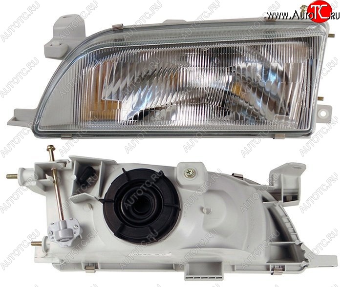 2 599 р. Левая фара SAT (стекло) Toyota Corolla E100 универсал (1991-2002)  с доставкой в г. Кемерово