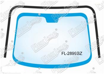 2 349 р. Молдинг лобового стекла FlexLine Toyota Corolla E150 седан рестайлинг (2009-2013)  с доставкой в г. Кемерово. Увеличить фотографию 1