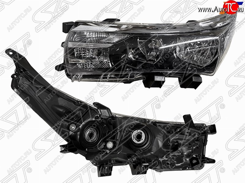 7 549 р. Левая фара SAT (галоген, без ДХО) Toyota Corolla E180 дорестайлинг (2013-2016)  с доставкой в г. Кемерово