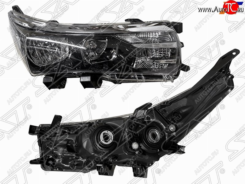 7 549 р. Правая фара SAT (галоген, без ДХО) Toyota Corolla E180 дорестайлинг (2013-2016)  с доставкой в г. Кемерово
