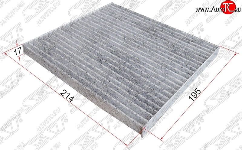 234 р. Фильтр салона SAT  Lifan Solano (2010-2025), Toyota Corolla Fielder  E120 (2000-2006), Toyota Funcargo (2002-2005), Toyota Ist  XP60 (2001-2005), Toyota Platz ( рестайлинг) (1999-2005), Toyota RAV4  CA20 (2000-2003), Toyota Vitz  XP10 (1998-2001) (Угольный)  с доставкой в г. Кемерово