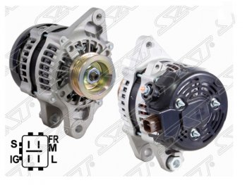 11 799 р. Генератор SAT (12V/70A) Toyota Corolla Fielder E120 универсал 1-ый рестайлинг (2002-2004)  с доставкой в г. Кемерово. Увеличить фотографию 1